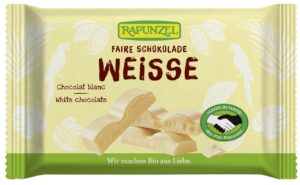 CZEKOLADA BIAŁA Z WANILIĄ BIO 100 g - RAPUNZEL (2 szt.)