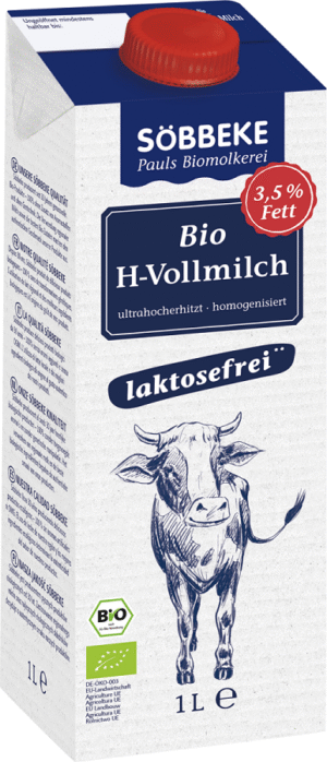 MLEKO BEZ LAKTOZY (3,5 % TŁUSZCZU) BIO 1 L - SOBBEKE (2 szt.)