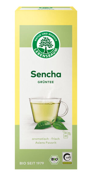 HERBATA ZIELONA SENCHA BIO (20 x 1,5 g) 30 g - LEBENSBAUM (3 szt.)