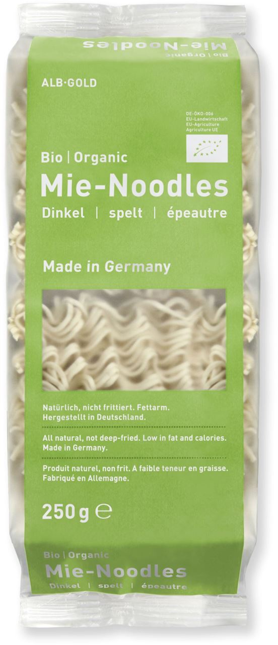 MAKARON (ORKISZOWY) NOODLE INSTANT BIO 250 g - ALB-GOLD (3 szt.)
