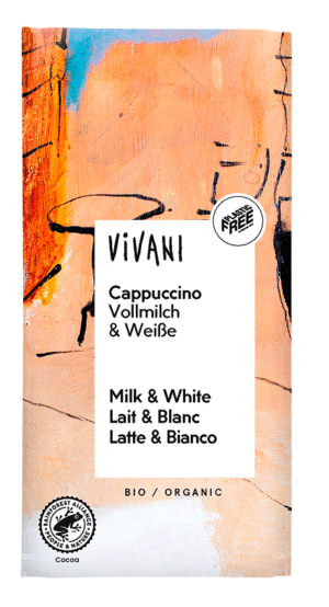 CZEKOLADA O SMAKU CAPPUCCINO BIO 100 g - VIVANI (2 szt.)