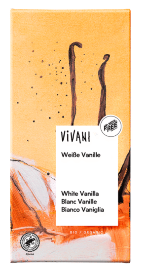 CZEKOLADA BIAŁA Z WANILIĄ BIO 80 g - VIVANI (2 szt.)