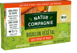 BULION - KOSTKI WARZYWNE BEZ DODATKU CUKRÓW I DROŻDŻY BIO (8 x 10,5 g) 84 g - NATUR COMPAGNIE (4 szt.)