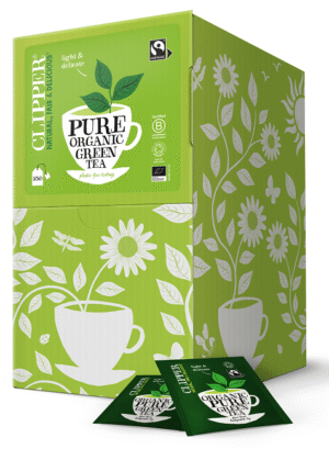 HERBATA ZIELONA FAIR TRADE BIO (250 x 2,0 g) 500 g - CLIPPER (1 szt.)
