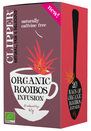 HERBATKA ROOIBOS BIO (20 x 2 g) 40 g - CLIPPER (3 szt.)