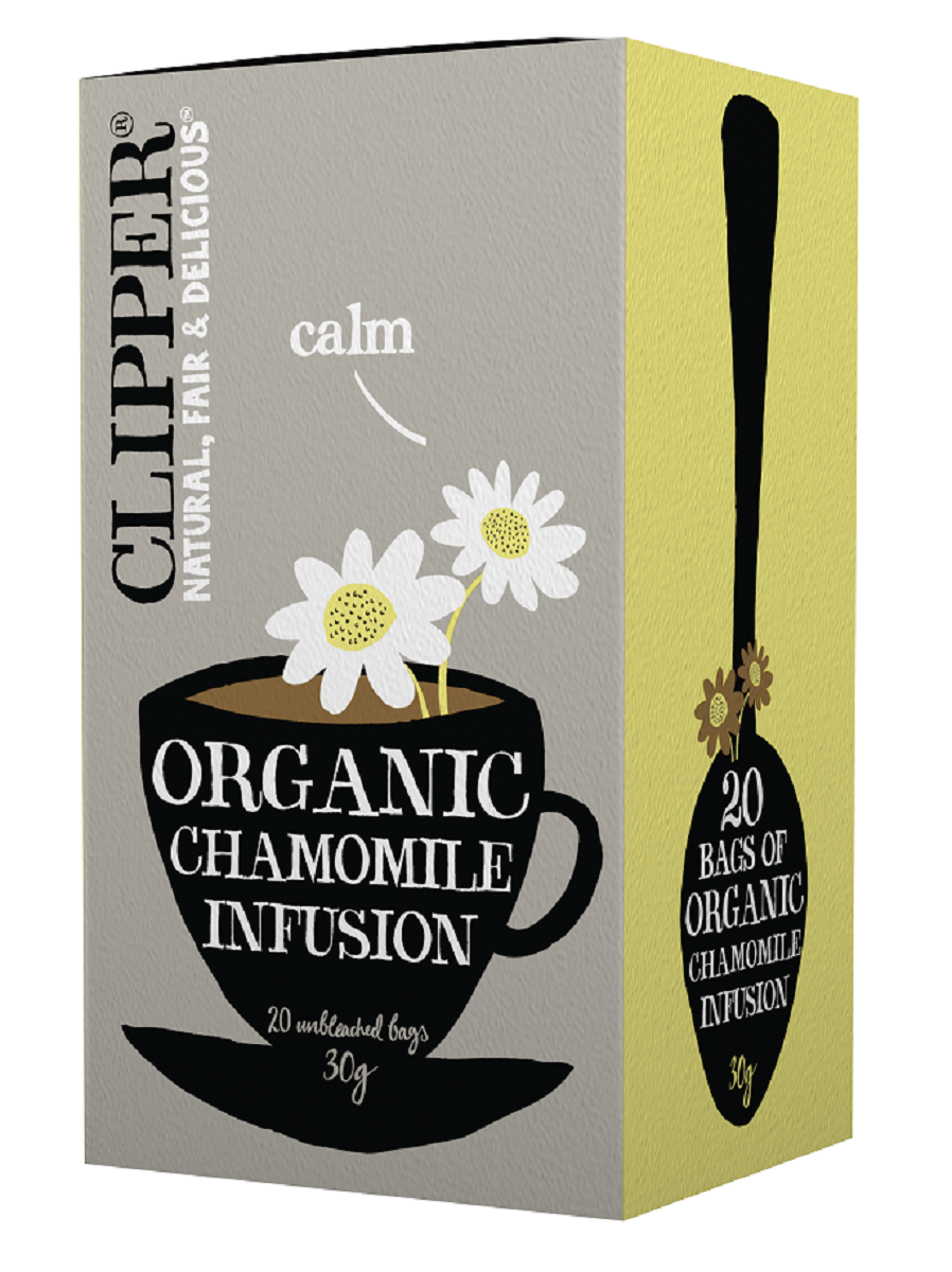 HERBATKA RUMIANKOWA NA USPOKOJENIE (CALM) BIO (20 x 1,5 g) 30 g - CLIPPER (4 szt.)