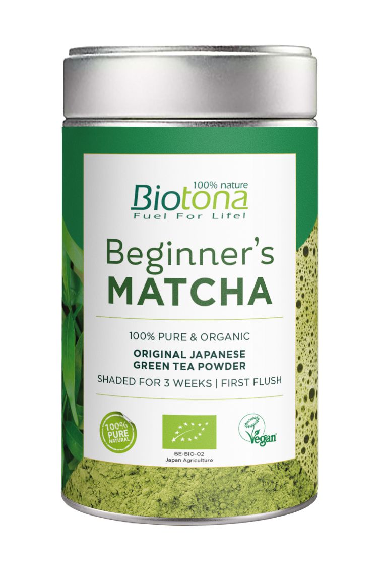 HERBATA ZIELONA MATCHA JAPOŃSKA BEGINNERS BIO 80 g - BIOTONA (1 szt.)
