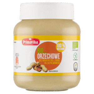 KREM Z ORZESZKÓW ZIEMNYCH PRAŻONYCH 100 % BEZGLUTENOWY BIO 360 g - PRIMAVIKA (1 szt.)