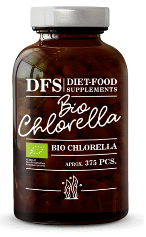 CHLORELLA BIO (400 mg) 375 TABLETEK - DIET-FOOD (1 szt.)