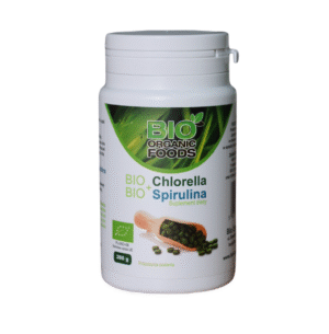 CHLORELLA PYRENOIDOSA + SPIRULINA BIO 560 TABLETEK - BIO ORGANIC FOODS (1 szt.)