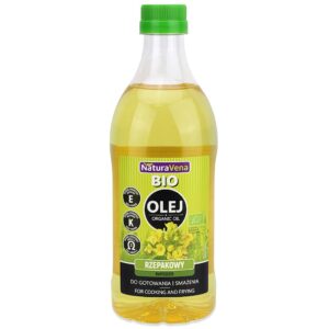 OLEJ RZEPAKOWY DO GOTOWANIA I SMAŻENIA OMEGA-3 BIO 1 L - NATURAVENA (3 szt.)