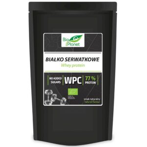 BIAŁKO SERWATKOWE NATURALNE (KONCENTRAT WPC 77) BIO 150 g - BIO PLANET (1 szt.)
