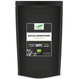 BIAŁKO SERWATKOWE NATURALNE (KONCENTRAT WPC 77) BIO 500 g - BIO PLANET (1 szt.)