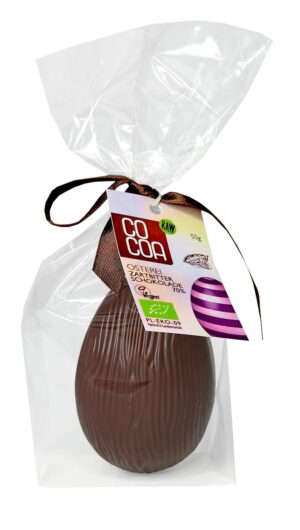 JAJKO Z CIEMNEJ CZEKOLADY 70 % BIO 55 g - COCOA (PRODUKT SEZONOWY) (1 szt.)