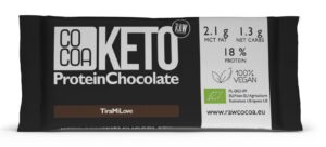 CZEKOLADA PROTEINOWA O SMAKU TIRAMISU KETO BIO 40 g - COCOA (2 szt.)