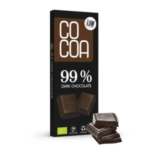 CZEKOLADA GORZKA 99 % BIO 40 g - COCOA (3 szt.)