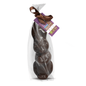 ZAJĄC Z CZEKOLADY JAGODOWEJ Z WITAMINĄ C Z ACEROLI BEZ DODATKU CUKRÓW BIO 55 g - COCOA (PRODUKT SEZONOWY) (2 szt.)