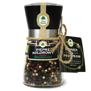 PIEPRZ KOLOROWY ZIARNISTY W MŁYNKU BIO 80 g - DARY NATURY (1 szt.)