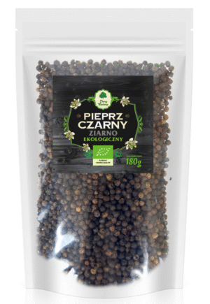 PIEPRZ CZARNY ZIARNISTY (UZUPEŁNIENIE) BIO 180 g - DARY NATURY (1 szt.)