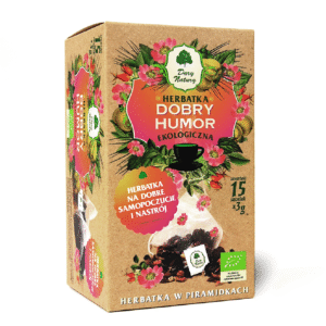 HERBATKA DOBRY HUMOR PIRAMIDKI BIO (15 x 3 g) 45 g - DARY NATURY (3 szt.)