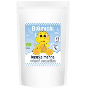 KASZKA MANNA BEZ DODATKU CUKRÓW BIO 200 g - BIOMINKI (4 szt.)