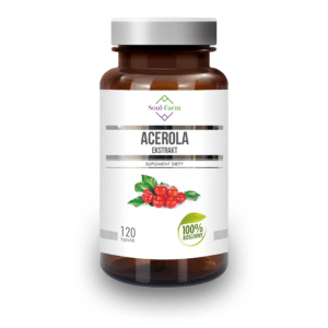 ACEROLA EKSTRAKT (600 mg) 120 KAPSUŁEK - SOUL FARM (1 szt.)