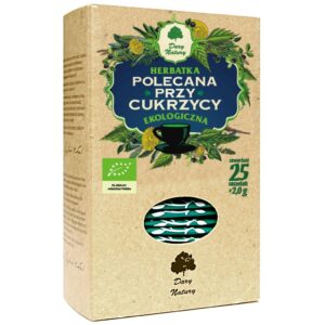 HERBATKA POLECANA PRZY CUKRZYCY BIO (25 x 2 g) 50 g - DARY NATURY (3 szt.)