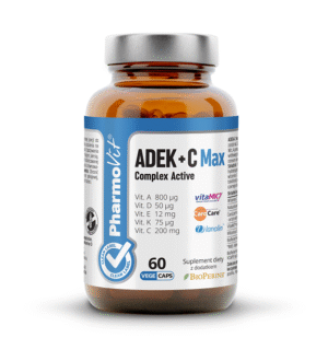 WITAMINA ADEK + WITAMINA C COMPLEX BEZGLUTENOWE 60 KAPSUŁEK - PHARMOVIT (CLEAN LABEL) (1 szt.)
