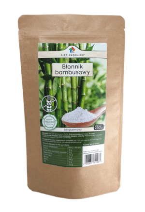 BŁONNIK BAMBUSOWY BEZGLUTENOWY 250 g - PIĘĆ PRZEMIAN (3 szt.)
