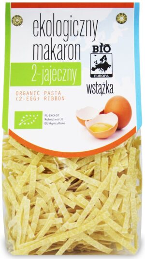 MAKARON (2-JAJECZNY SEMOLINOWY) WSTĄŻKI BIO 250 g - BIO PLANET (4 szt.)