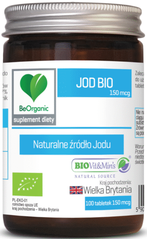 JOD BIO (150 mcg) 100 TABLETEK - BE ORGANIC (1 szt.)