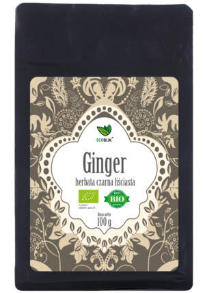 HERBATA CZARNA LIŚCIASTA IMBIROWA BIO 100 g - ECOBLIK (1 szt.)