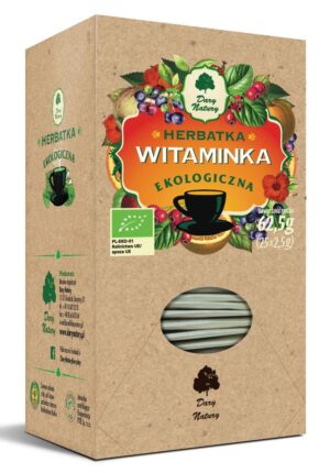 HERBATKA WITAMINKA BIO (25 x 2,5 g) 62,5 g - DARY NATURY (3 szt.)