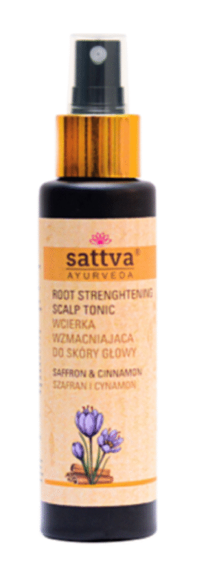 WCIERKA DO SKÓRY GŁOWY WZMACNIAJĄCA SZAFRAN I CYNAMON 100 ml - SATTVA (AYURVEDA) (2 szt.)
