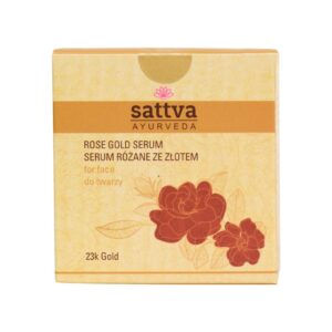 SERUM DO TWARZY RÓŻANE ZE ZŁOTEM 15 ml - SATTVA (AYURVEDA) (1 szt.)