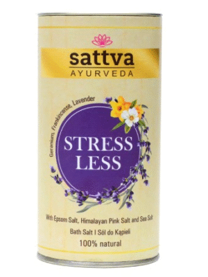 SÓL DO KĄPIELI STRESS LESS 300 g - SATTVA (AYURVEDA) (1 szt.)