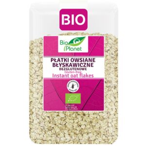 PŁATKI OWSIANE BŁYSKAWICZNE BEZGLUTENOWE BIO 1 kg - BIO PLANET (2 szt.)
