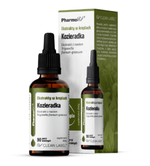 EKSTRAKTY W KROPLACH KOZIERADKA BEZGLUTENOWE 30 ml - PHARMOVIT (CLEAN LABEL) (1 szt.)