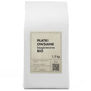 PŁATKI OWSIANE BEZGLUTENOWE BIO 1,5 kg - THE PLANET (2 szt.)