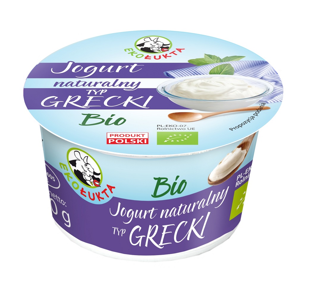 JOGURT NATURALNY TYPU GRECKIEGO BIO 200 g - EKO ŁUKTA (4 szt.)