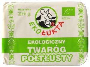TWARÓG PÓŁTŁUSTY BIO 200 g - EKO ŁUKTA (3 szt.)