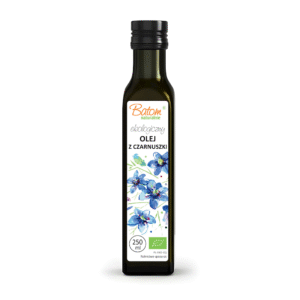 OLEJ Z CZARNUSZKI FILTROWANY TŁOCZONY NA ZIMNO BIO 250 ml - BATOM (1 szt.)