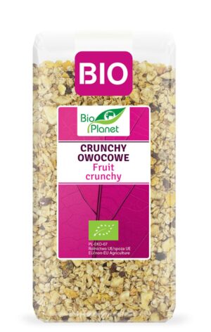 CRUNCHY OWOCOWE BIO 250 g - BIO PLANET (3 szt.)