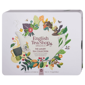 ZESTAW HERBAT I HERBATEK LUKSUSOWYCH BIO W PUSZCE (THE LUXURY – 6 SMAKÓW) (36 x 2,04 g) 73,5 g - ENGLISH TEA SHOP ORGANIC (1 szt.)