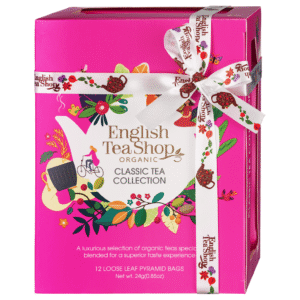 KOLEKCJA HERBAT I HERBATEK KLASYCZNYCH BIO PIRAMIDKI (CLASSIC RÓŻOWE – 12 SMAKÓW) (12 x 2 g) 24 g - ENGLISH TEA SHOP ORGANIC (1 szt.)
