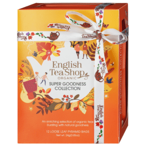 KOLEKCJA HERBATEK OWOCOWO - ZIOŁOWYCH BIO PIRAMIDKI (SUPER GOODNESS – 6 SMAKÓW) (12 x 2 g) 24 g - ENGLISH TEA SHOP ORGANIC (1 szt.)