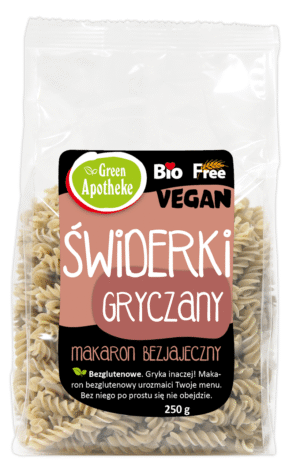 MAKARON (GRYCZANY) ŚWIDERKI BEZGLUTENOWY BIO 250 g - APOTHEKE (3 szt.)