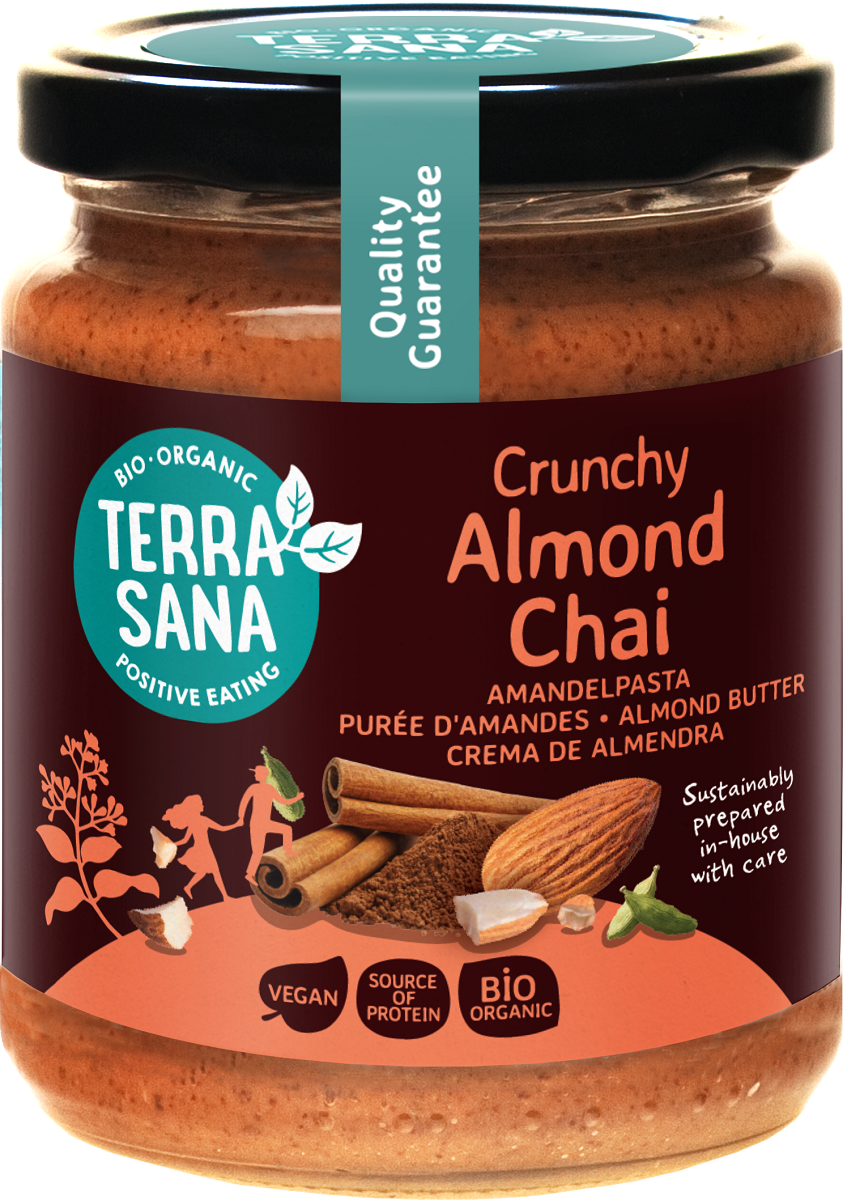 KREM MIGDAŁOWY PIERNIKOWY CRUNCHY BIO 250 g - TERRASANA (PRODUKT SEZONOWY) (1 szt.)