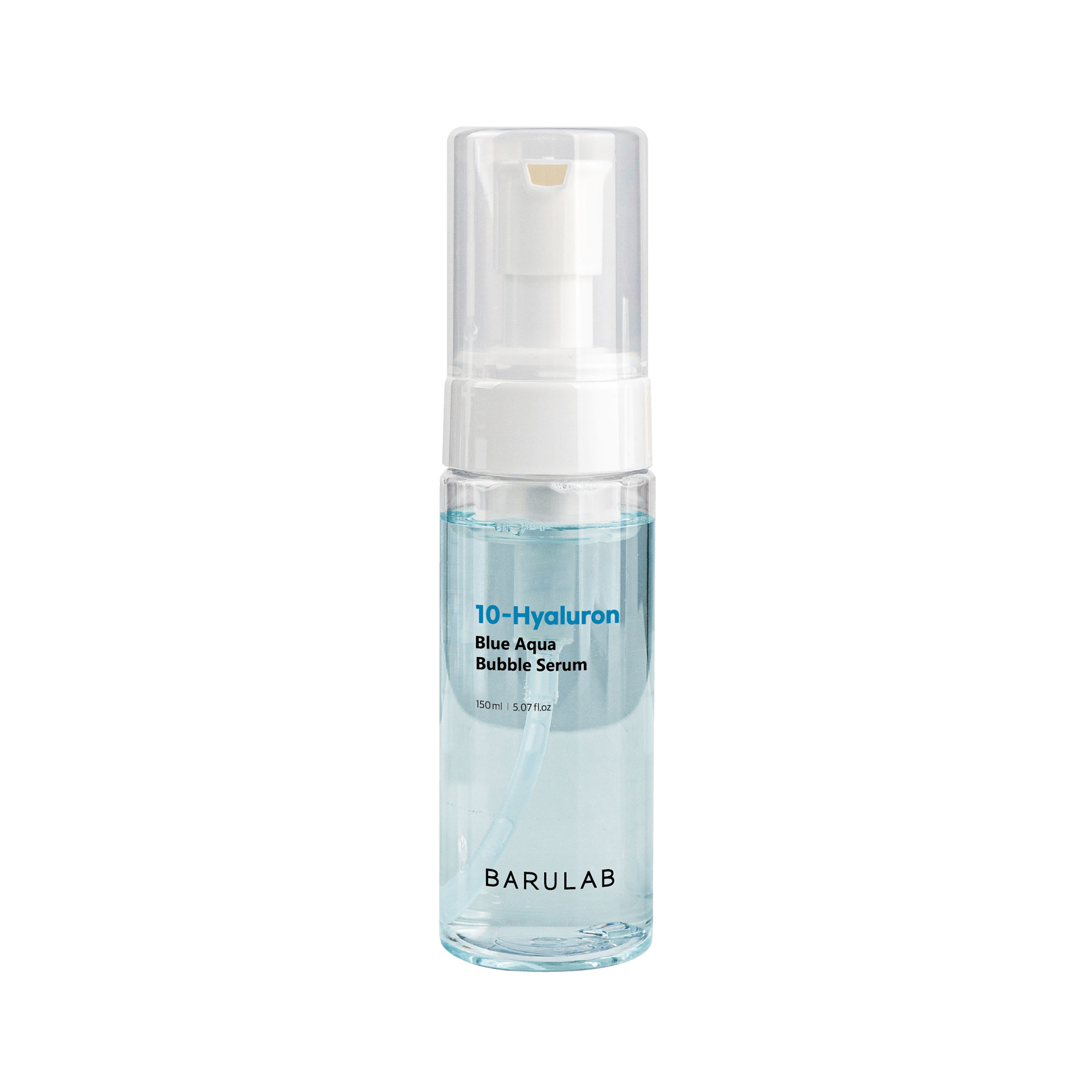 SERUM KOREAŃSKIE DO TWARZY BĄBELKOWE Z 10 RODZAJAMI KWASU HIALURONOWEGO 150 ml - BARULAB (1 szt.)
