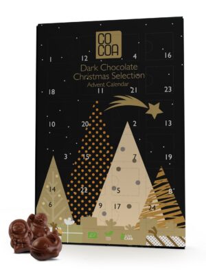 KALENDARZ ADWENTOWY Z CZEKOLADY CIEMNEJ 70 % BIO 180 g - COCOA (PRODUKT SEZONOWY) (1 szt.)